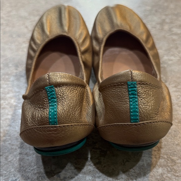 Tieks Gavrieli Metallic Gold Ballet Flats - Picture 5 of 10